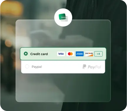 Make your purchase
